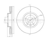 DF1005 TRUST.DISCO FRE.FORD S-MAX (Prezzo singolo) Trusting Freni