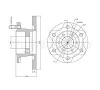 DF1332 TRUSTING DISCO FRE.IVECO Daily II(Prez.Singolo) Trusting Freni