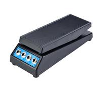 DF1511A Guitar Stereo Volume Pedal, Guitar Effect Pedal with Dual Input Output, Vintage Volume Controller with Amplitude Knob for Sound Adjustment, Black