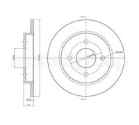 DF170 TRUST.DISCO FRE.FORD Fiesta V-Focus I(Prezzo singo Trusting Freni