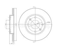 DF210 TRUST.DISCO FRE.CI.206-XSARA(Prezzo singolo) Trusting Freni