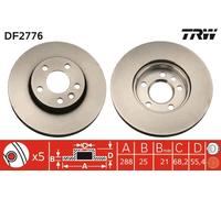 DF2776 TRW Discofreno per FORD,SEAT,VW