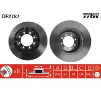 DF2787 TRW Discofreno per ,IVECO