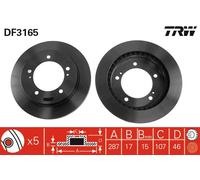 DF3165 TRW Discofreno per GEO,SUZUKI