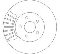 DF4147 TRW Discofreno per FORD,FORD AUSTRALIA,JAGUAR