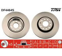 DF4464S Disco freno Trw