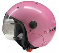 DF44RM - CASCO JET ROSA PER BIMBO TG.M