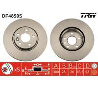 DF4850S Disco freno Trw