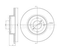 DF659 TRUST.DISCO FRE.OP.Agila I-SUZUKI R+I(Prezzo singo Trusting Freni