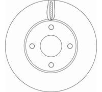 DF6593 TRW Discofreno per FORD