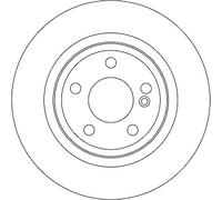 DF6634 TRW Discofreno per MERCEDES-BENZ