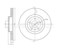 DF670 TRUST.DISCO FRE.FI.GRANDEPUNTO(Prezzo singolo) Trusting Freni