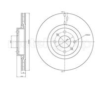 DF671 TRUST.DISCO FRE.VENTILATO.AR.155-Bravo(Prezzo sing Trusting Freni