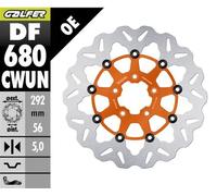 DF680CWUN BRAKE DISC FLOAT WAVE ORANGE FLSTFI 1550 EFI FAT BOY 15TH ANN. 2005