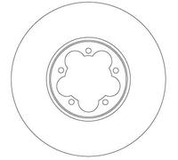 DF6921S Disco freno Trw