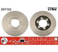 DF7152 TRW Discofreno per ,KIA