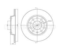 DF767 TRUST.DISCO FRE.AUDI A4 CABRIO I-II(Prezzo singolo Trusting Freni