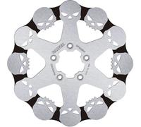 Galfer Disco freno DF835RH con teschio per Harley-Davidson Sportster Dyna Softail Touring Argento