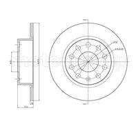 DF867 TRUST.DISCO FRE.AUDI A3 II-A3(Prezzo singolo) Trusting Freni