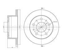 DF869 TRUST.DISCO FRE.CI.JUMPER I-II(Prezzo singolo) Trusting Freni