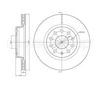 DF931 TRUST.DISCO FRE.AUDI A3 II-A3 QUATTRO II(Prezzo si Trusting Freni