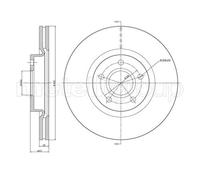 DF986 TRUST.DISCO FRE.FORD FOCUS C-C-MAX(Prezzo singolo) Trusting Freni