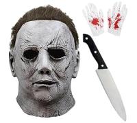 DFADKYWU Maschera Michael Myers, Halloweens Kills Maschera, Maschere Halloween Horror, Maschere Halloween, Mascheras-Horror Realistica Perfetto Per Mascheras Per Hallowe-en Cosplay Horr-or (zhezhou)