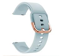 DFAMIN Cinturino in silicone da 20 mm per ZEPP E GTS2/2e Mini/GTR 42 mm/GTS 3 Sport Smart Watch (Colore: Blu Chiaro, Taglia: Per ZEPP E)