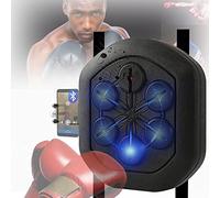 DFANCE Smart Music Boxing Machine,Boxe Allenamento Macchina da Boxe Musica Leggera a LED Bluetooth Montata a Parete USB Ricaricabile Tester di Forza,Fitness,Rilascio di Stress