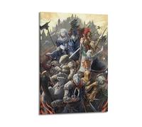 DFBDJASD Dark Souls - Poster decorativo da parete in metallo, decorazione artistica da parete con stampa moderna, per camera da letto, per camera da letto, 50 x 75 cm
