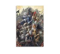 DFBDJASD Dark Souls - Poster decorativo da parete in metallo, decorazione artistica da parete con stampa moderna, per camera da letto, per camera da letto, 50 x 75 cm