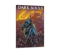 DFBDJASD Poster decorativo da parete in metallo, motivo Dark Souls, stampa artistica moderna, per camera da letto, per camera da letto, 50 x 75 cm