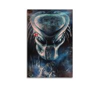 DFBDJASD Poster decorativo da parete su tela, motivo: Alien Predator, poster decorativo da parete e stampa moderna, per camera da letto, 20 x 30 cm