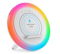 dfdfgbfh Bluetooth Speaker Night Lights, Wireless Charging Kids Speaker, Color Changing Modern Bluetooth Lamp,Teenage Boys Girls Gifts Ideas/Please use The Original Adapter