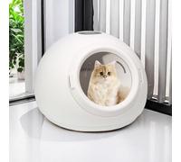 Dfdieratve Asciugacapelli Automatico per Gatti e Cani di Piccola Taglia, Box Asciugatore per Animali Ultra Silenzioso con Temperatura e Controllo del Tempo Regolabili, Box Asciugatore Sicuro,220V