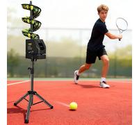Dfdieratve Kit Allenamento Tennis, Macchina Lanciapalle con Telecomando e Treppiede | Perfetta per Principianti, Corsi e Giocatori Avanzati | Regolazioni | capacità 33 Palline