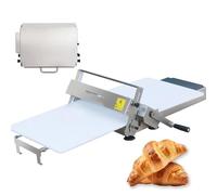 Dfdieratve Macchina per Stendere la Pasta, Laminatrice per Pasta per Croissant, Spessore della Macchina per Impasto Regolabile, per Fondente, Croissant, Pizza e Pasta Sfoglia A300