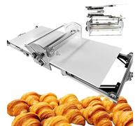 Dfdieratve Sfogliatrice Elettrico Pieghevole per Impasto, Professionale Pasticceria, per Commerciale e Domestico, Impasti Pizza e Panetteria Domestica Commerciale