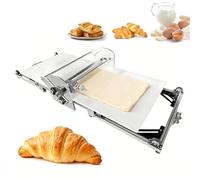 Dfdieratve Sfogliatrice Elettrico Pieghevole Sfogliatrice Professionale Pasticceria,Rullo Elettrico per Impasto, per Commerciale e Domestico, Impasti Pizza e Panetteria Domestica Commerciale