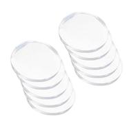 DFDPAXL 10 Pezzi Dischi Rotondi in Acrilico Spessore 8 Mm, Piastra di Plastica Pannello Acrilico Trasparente per Cartello Progetto Fai da Te E Cornice per Foto,Diameter 40mm