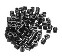 DFDPAXL 100 Pezzi Distanziatori Rotondi in Nylon Nero 4,2×7×25 Mm-4,2×7×50 Mm, Rondelle Distanziatrici in Plastica Adatte per L'uso in Apparecchiature Industriali,4.2×7×25mm