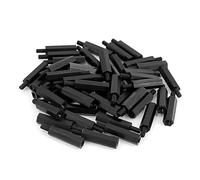 DFDPAXL 50 Pezzi Distanziatori Esagonali in Nylon M6×5+8Mm-M6×12+8Mm, Supporto per Colonna in Plastica per Montaggio A Pannello E Applicazioni Fai da Te,M6×6+8mm