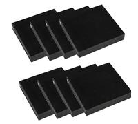 DFDPAXL 8 Pezzi di Blocchi di Gomma Spessore 2-10 Mm, Cuscinetti Antivibranti in Gomma 50 X 50 Mm Adatti per Edilizia E Industria,50×50×8mm