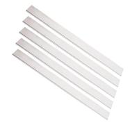 DFDPAXL Barra Piatta in Alluminio 6061 da 5 Pezzi, Lunghezza 500 Mm, Strisce di Lamiera in Alluminio con Barra Piatta Spessore 2 Mm,2×12×500mm