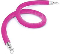 dfEDRd Barriera con Corda per Code, 1 Pezzo di Corda for montanti sospesi con Fermagli in Argento for la Gestione degli Eventi Controllo della Folla Linea Rossa Coda(Purple,0.6M)