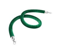 dfEDRd Barriera con Corda per Code, 1 Pezzo di Corda for montanti sospesi con Fermagli in Argento for la Gestione degli Eventi Controllo della Folla Linea Rossa Coda(Green,1.2M)
