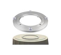 dfEDRd Cuscinetti rotanti in Alluminio, Base for Giradischi Lazy Susan con Cuscinetti a Sfera in Lega di Alluminio Argento, Dimensioni Multiple(70 cm)