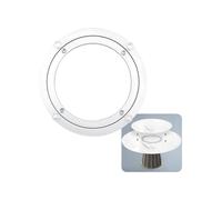 dfEDRd Cuscinetti rotanti in Alluminio, Sfera con Cuscinetto for Giradischi Lazy Susan Cuscino in Silicone, Argento, Dimensioni Multiple da 5 a 40 Pollici(12Cm)