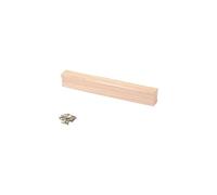 dfEDRd Pomelli e maniglie in legno per cassetti, Maniglie for mobili ad arco in legno(D,Total length 300mm)