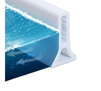 DFEO@MF 50 CM-240 CM Barriera per Doccia Pieghevole, Barriera per Doccia in Silicone Tieni Acqua Entro la Soglia, con Strumento di Installazione, Altezza: 6.5 cm (80cm/31.5in)